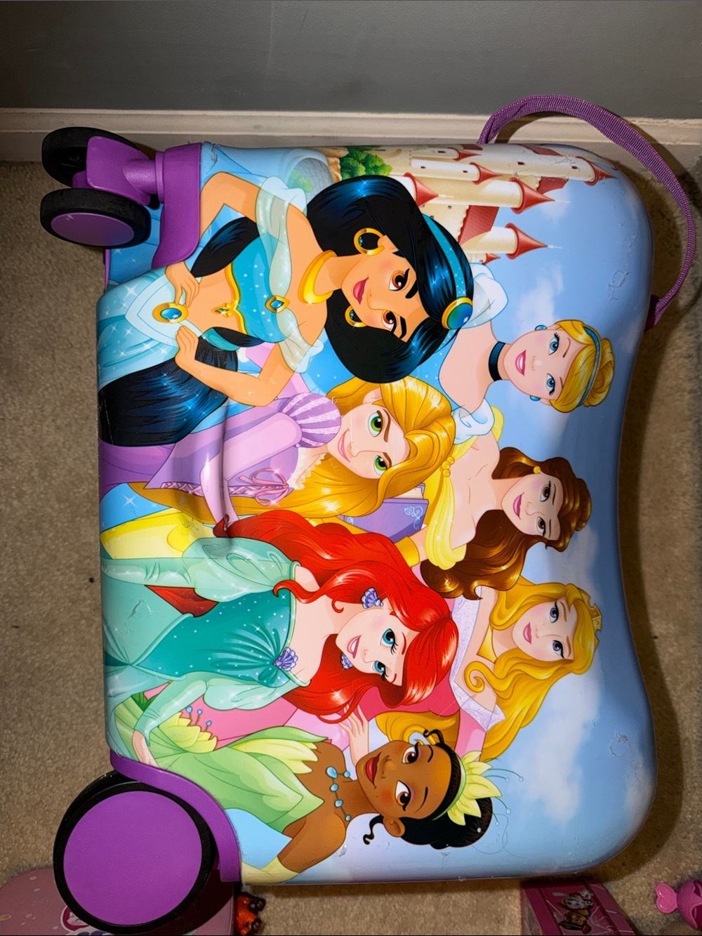 Disney Princess Kids Rolling Carry-On - Multicolor